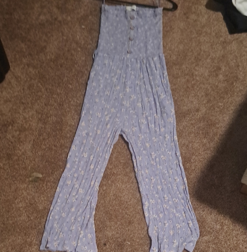 Ocean Drive Purple Jumpsuit with Slim Silhouette